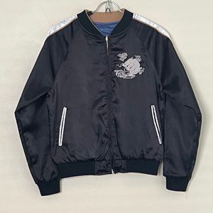 Statement Piece Reversible Bomber Jacket